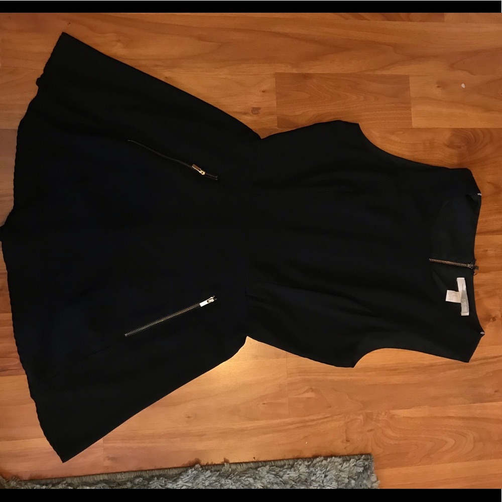 Black dress with built in shorts
